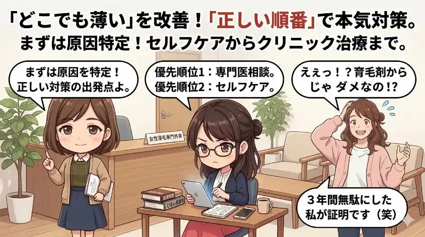 「どこで分けても薄い」を改善するための具体的な対策